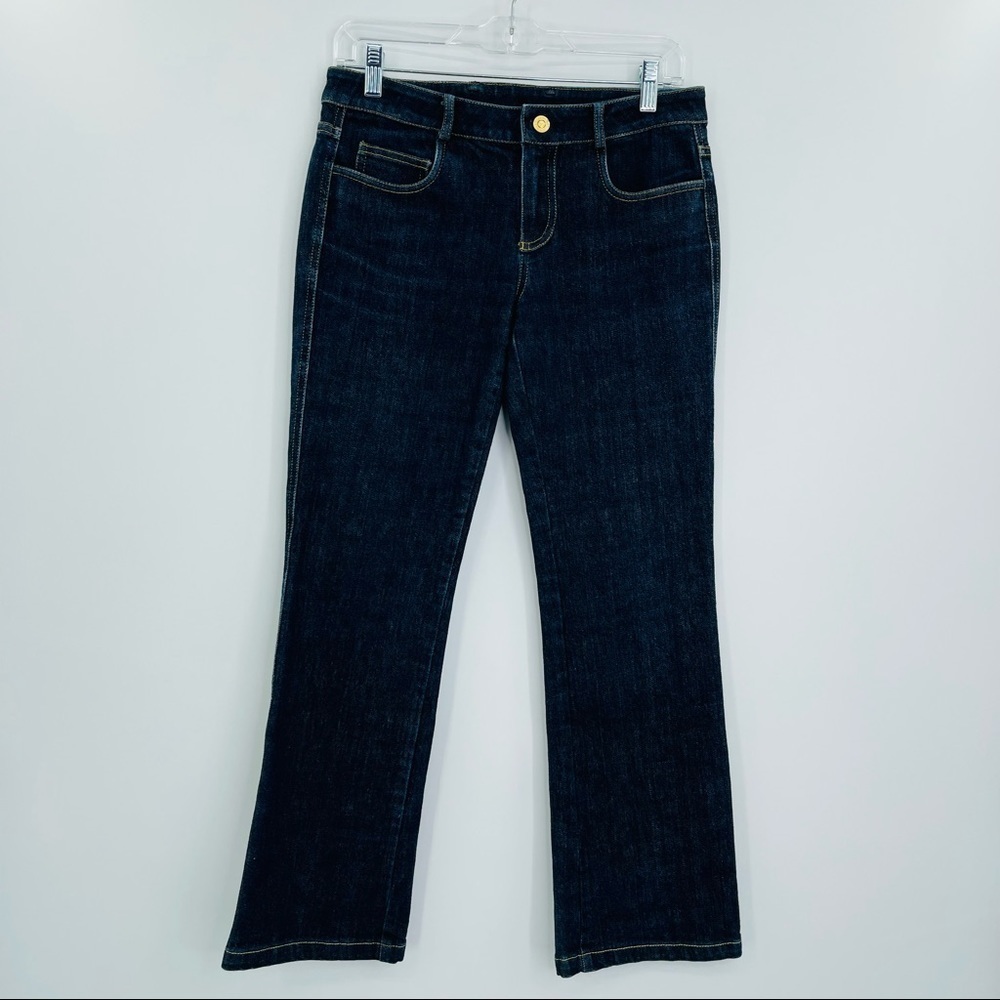 St. john embellished studded mid rise jeans women's‎ size 4